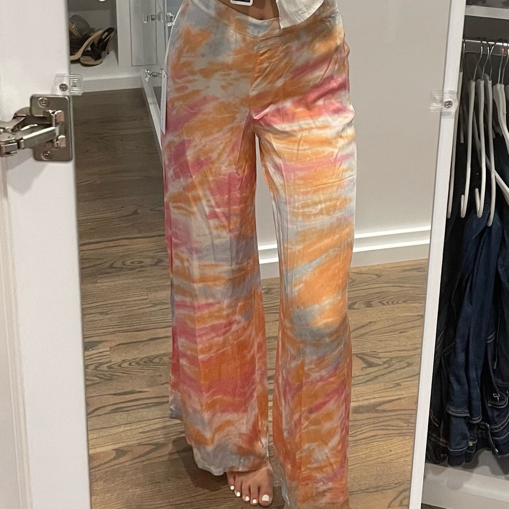 Tie dye Flowey pants